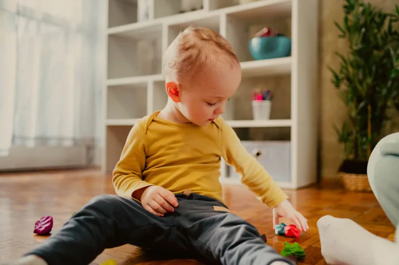 Young child learning through play
